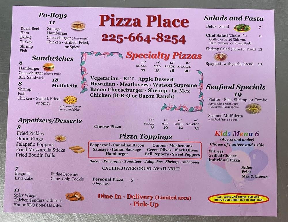 Pizza Place Ham
