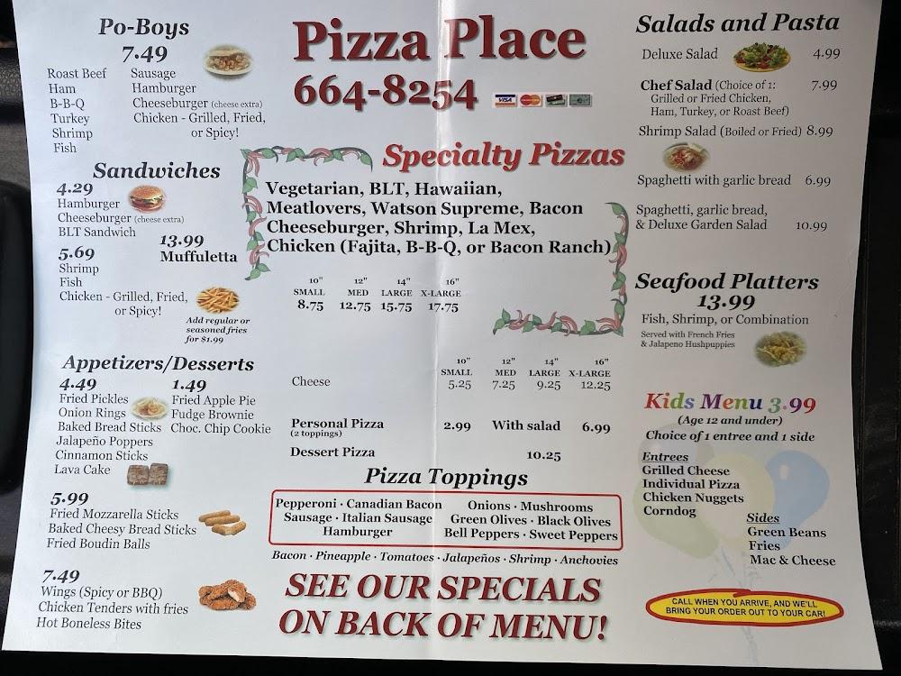 Pizza Place Menu image 3