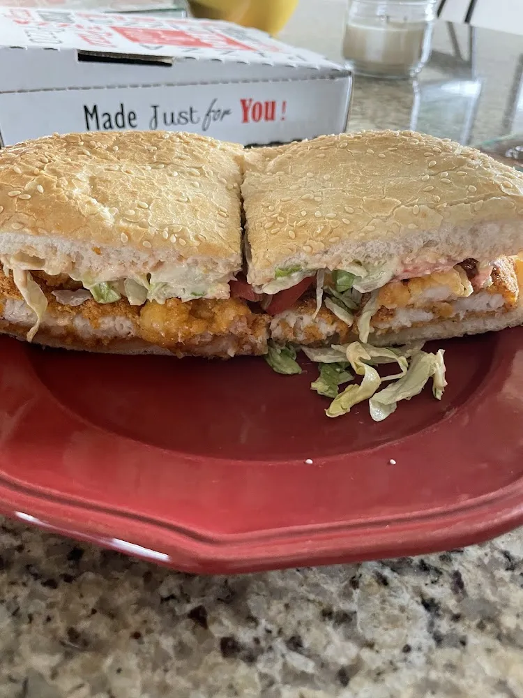 Seafood Muffuletta